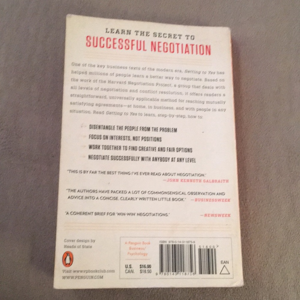 Getting To Yes - The International Bestseller - Picture 2 of 7
